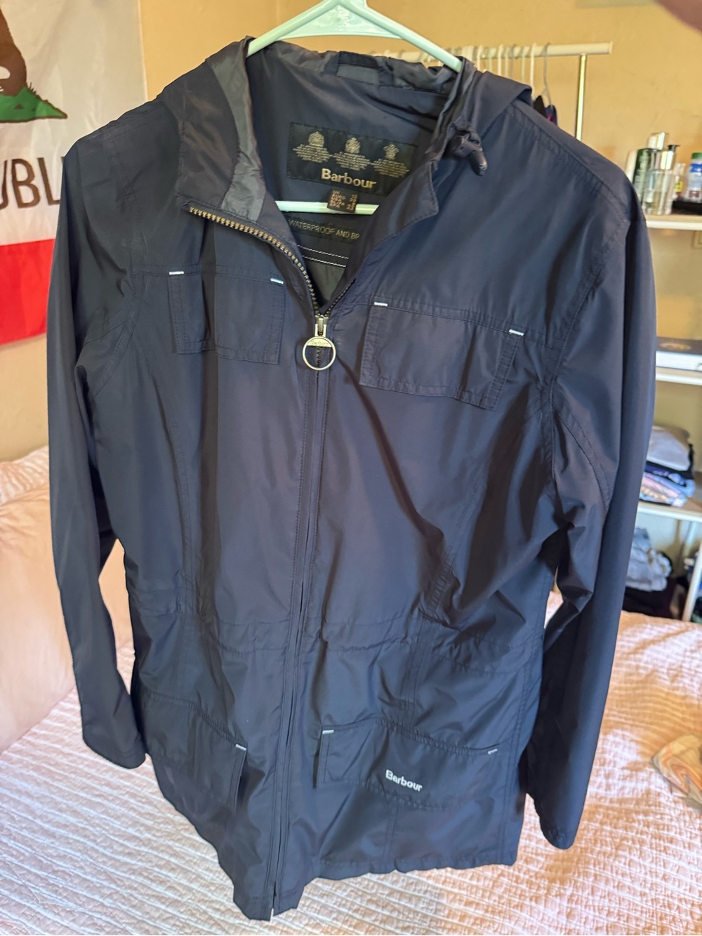 Barbour Women’s Navy Lightweight Waterproof Jacket